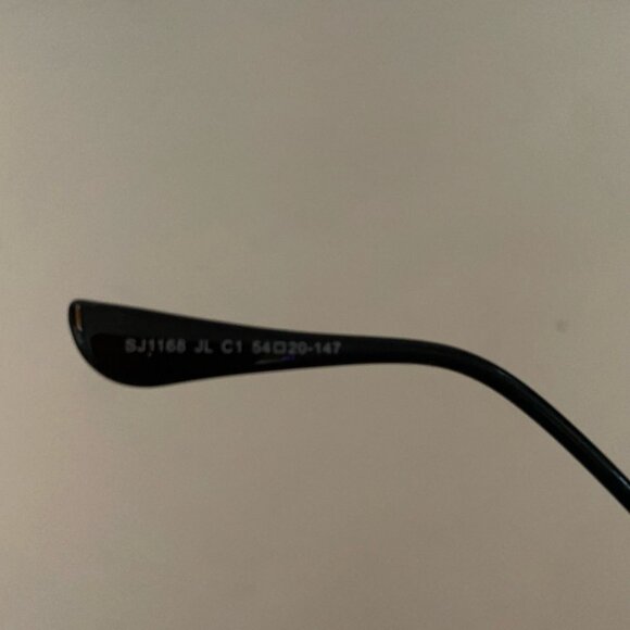 Gold Square Frame Sunglasses - Picture 10 of 11